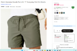 Men’s Pull-On Shorts $7.20 On Clearance At Kohl’s