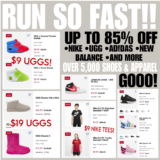 HUGE Shoe Sales Up To 85% OFF Nike, Adidas, Ugg, Vans And So Much More!