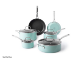 Martha Stewart Nonstick 10 Piece Cookware Set 65% OFF!