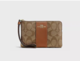 Coach Women’s Corner Zip Wristlet ONLY $25 GO GO GO!