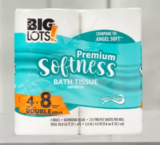 Premium Bath Tissue, 4 Double Rolls HALF OFF TODAY ONLY!