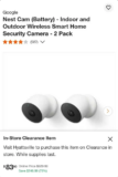 Google Nest Indoor and Outdoor Wireless Security Cameras NOW 75% OFF!