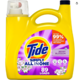 Tide Simply Clean Berry Blossom 89 Loads Only $7!