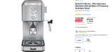 MASSIVE SAVINGS!! Grab This Bella Pro Series Slim Espresso Machine CHEAP!