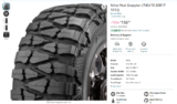 Mud Tire PRICE ERROR – Nitto Mud Grappler LT40/13.50R17