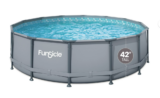 Funsicle 14 ft Oasis Round Above Ground Metal Frame Swimming Pool ONLY $60 (WAS $349)