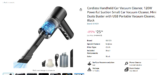 AMAZON GLITCH! – Cordless Handheld Car Vacuum Cleaner