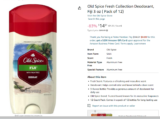 AMAZON PRICE ERROR! – Old Spice Fresh Collection Deodorant, Fiji 3 oz ( Pack of 12)