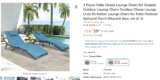 AMAZON PRICE ERROR! – 3 Pieces Patio Chaise Lounge Chairs!!!