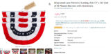 PRICE ERROR Briarwood Lane Patriotic Bunting ONLY $1.00