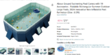 Above Ground Swimming Pool 80% OFF! ONLY $21