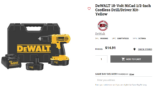 DeWALT 18-Volt NiCad 1/2-Inch Cordless Drill/Driver Kit HOT PRICE ERROR!