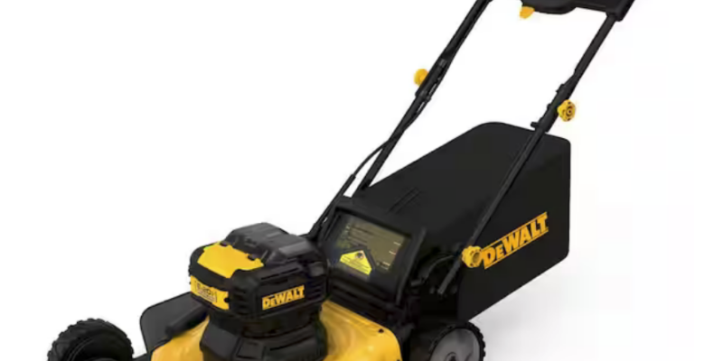 DEWALT21.5 in. Walk Behind Push Lawn Mower with (2) 10Ah Batteries & Charger ONLY $37- Was $399!