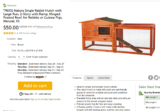 HUGE CLEARANCE! – Natura Single Rabbit Hutch with Large Run!