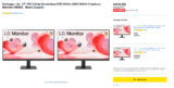 BEST BUY PRICE ERROR! – 27 INCH LG MONITORS ONLY $54 EACH!!!