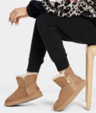 UGG Women’s Bailey Zip Shearling Lined Mini Boots Lowest Price!