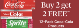 Coca Cola Products Buy 2 Get 2 FREE!