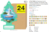 24 LITTLE TREE AIR FRESHENERS FOR 12 BUCKS!!!