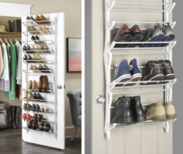 Whitmor Over The Door Fold Up Shoe Rack 75% OFF!