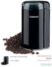 Cuisinart Coffee Grinder ONLY $16.xx!