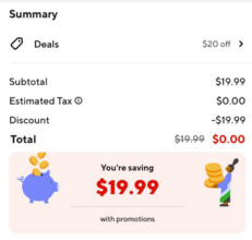 Doordash Glitch $20 Off $20 Is Working For Everyone = FREE FOOD!!