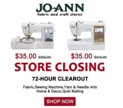 RUN FAST! JoAnn FINAL CLEARANCE Up To 90% OFF OR MORE!