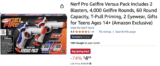 Nerf Pro Gelfire Versus Pack 74% OFF!