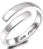 Huge Discount On Sterling Silver I Am Enough Ring On Amazon!