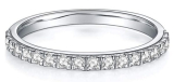 Low Price On Sterling Silver .3 Carat Wedding Band On Amazon