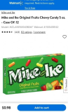 Glitch On Mike And Ike Candy At Walmart!