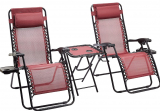 Zero Gravity Lounge Chair and Table Set PRICE DROP!