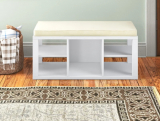 Entryway Storage Bench Closeout Deal 69% Off!