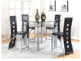 Echo Grey 5 Piece Counter Height Dining Set Only $99!!
