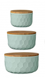 Ceramic 3 Piece Bowl Set Closeout Deal!