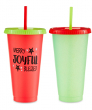Holiday Time 2-Pack Christmas Tumblers Set Only $3!