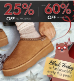 BearPaw Black Friday Deals 60% OFF!