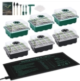 6-Pack Seed Starter Tray with Heat Mat New Price!