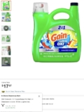 Gain 154oz Liquid Detergent Only $5!