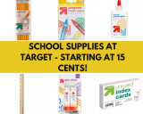 School Supplies at Target – Starting at 15 cents!