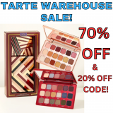 Tarte Warehouse Sale 70% Off & 20% Off Coupon!