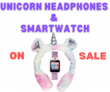 Unicorn Headphones & Smartwatch Set On Sale!