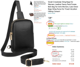 Crossbody Sling Bag – Double Discount and Freebie!