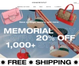 Coach Outlet Memorial Day Event! Extra 20% Off Bags, Wallets, More!