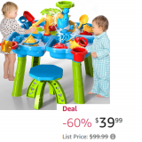 Bennol Kids Water Activity Table Now 60% Off!