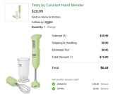 Tasty by Cuisinart Hand Blender Only $6.00!