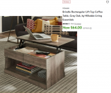 Brindle Lift Top Coffee Table Over $200 Off! Run!