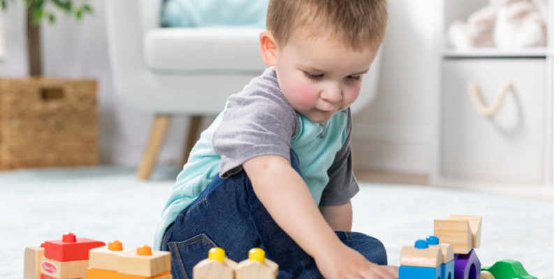 Melissa & Doug Wooden Stacking Train 70% OFF!