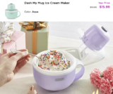 Dash My Mug Ice Cream Maker ONLY $15.99