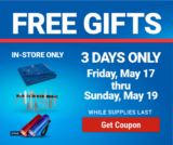 FREE Gift with Purchase at Harbor Freight! 3-Days ONLY!