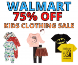 Walmart Kids Apparel As Much As 75% Off Online!